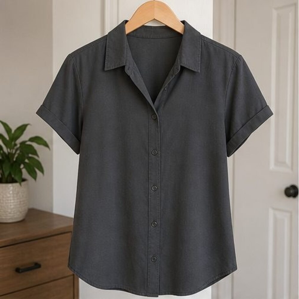 Charcoal Cami Blouse